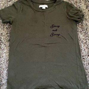 Adam Levine brand green tee